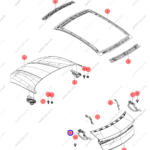 16758535-00|1675853500 | Tailgate hinge | BYD parts | EKEAA-5606110A/77 | EKEAA5606110A77 | Seal EV | PartsFinds