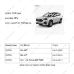 1703110AKZ16A|1703110AKZ16A | Shift lever assembly | HAVAL parts | | | M6 6MT | M6 6AT | H6 I 1.5L Petrol 6MT FWD | PartsFinds