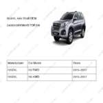 2403200XKW09B|2403200XKW09B | Axle Shaft | HAVAL parts | | | H8 RWD | H8 AWD | PartsFinds