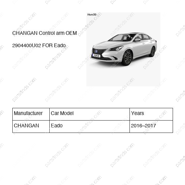 2904400-U02|2904400U02 | Control arm | CHANGAN parts | C201053-0601 | C2010530601 | Eado | PartsFinds