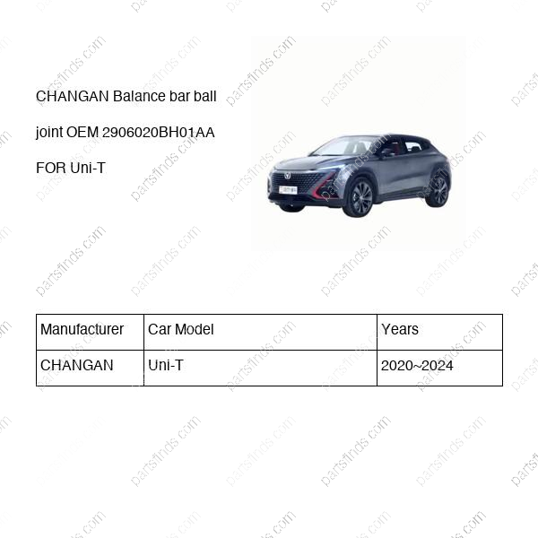 2906020-BH01-AA|2906020BH01AA | Balance bar ball joint | CHANGAN parts | S201049-1800 | S2010491800 | Uni-T | PartsFinds