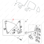 30000270|30000270 | Rear Left Door Window Regulator | MG parts | | | MG6 | MG550 | PartsFinds