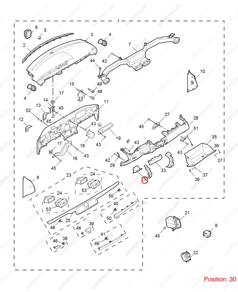 30001966ASA|30001966ASA | STORAGE COMPARTMENT | MG parts | | | MG6 | MG550 | PartsFinds