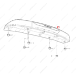 30030126|30030126 | Tailgate spoiler | MG parts | | | MG5 | PartsFinds