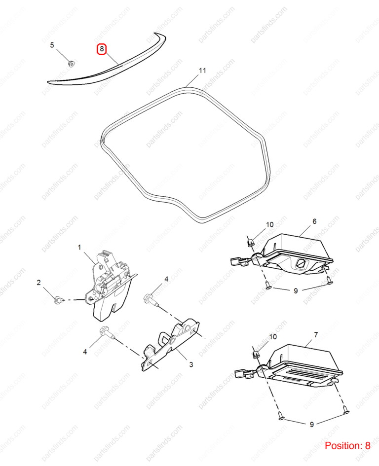 30057048|30057048 | Tailgate spoiler | MG parts | | | MG6 | PartsFinds
