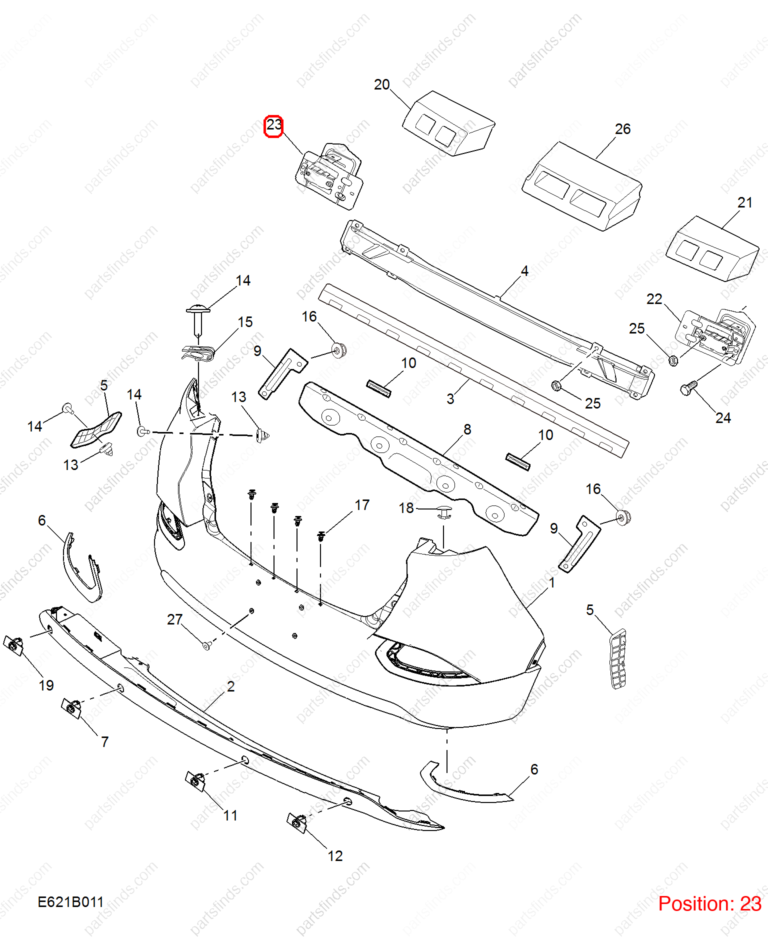 30057569|30057569 | Bumper foam | MG parts | | | MG GS | PartsFinds