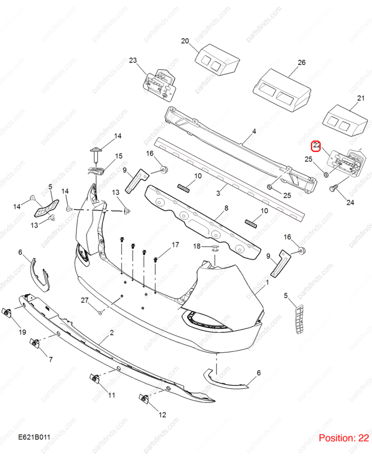 30057570|30057570 | Bumper foam | MG parts | | | MG GS | PartsFinds