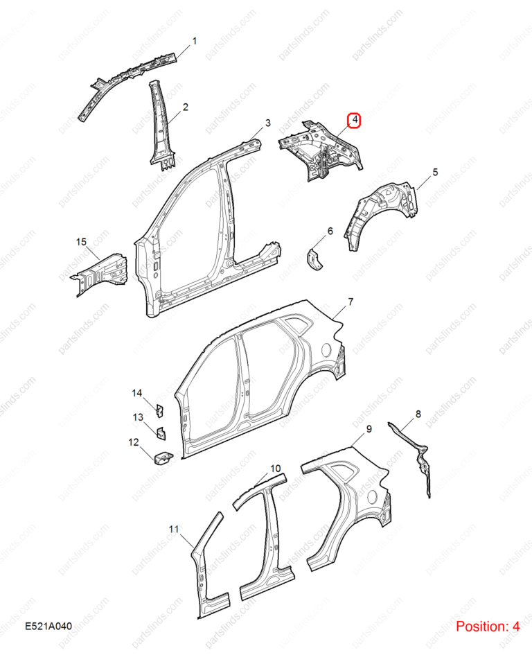 30131540SEPP|30131540SEPP | Fender Liner | MG parts | | | MG HS | PartsFinds