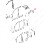 30154361SEPP|30154361SEPP | Fender Liner | MG parts | | | MG HS | PartsFinds