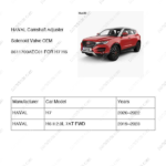 3611700AEC01|3611700AEC01 | Camshaft Adjuster Solenoid Valve | HAVAL parts | | | H7 | H6 II 2.0L 7AT FWD | PartsFinds