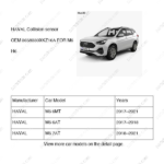 3658330XKZ16A|3658330XKZ16A | Collision sensor | HAVAL parts | | | M6 6MT | M6 6AT | M6 7AT | PartsFinds