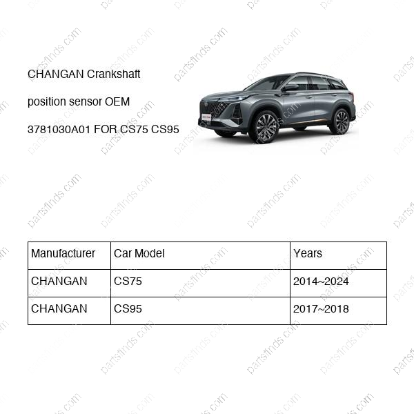 3781030-A01|3781030A01 | Crankshaft position sensor | CHANGAN parts | K003-0300 | K0030300 | CS75 | CS95 | PartsFinds 3781030-A01|3781030A01 | Crankshaft position sensor | CHANGAN parts | K003-0300 | K0030300 | CS75 | CS95 | PartsFinds