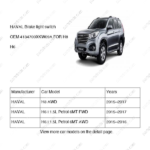 4134700XKW09A|4134700XKW09A | Brake light switch | HAVAL parts | | | H8 AWD | H6 I 1.5L Petrol 6MT FWD | H6 I 1.5L Petrol 6MT AWD | PartsFinds