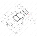 50030234ASA|50030234ASA | Sunroof sunshade | MG parts | | | MG350 | MG5 | PartsFinds
