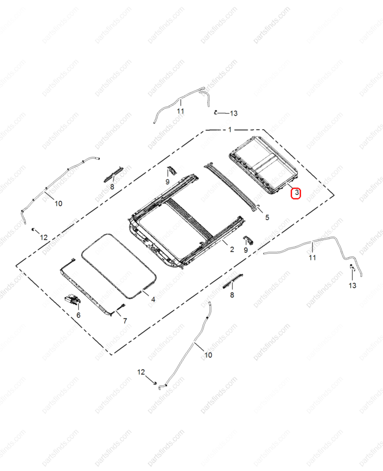 50030234ASA|50030234ASA | Sunroof sunshade | MG parts | | | MG350 | MG5 | PartsFinds