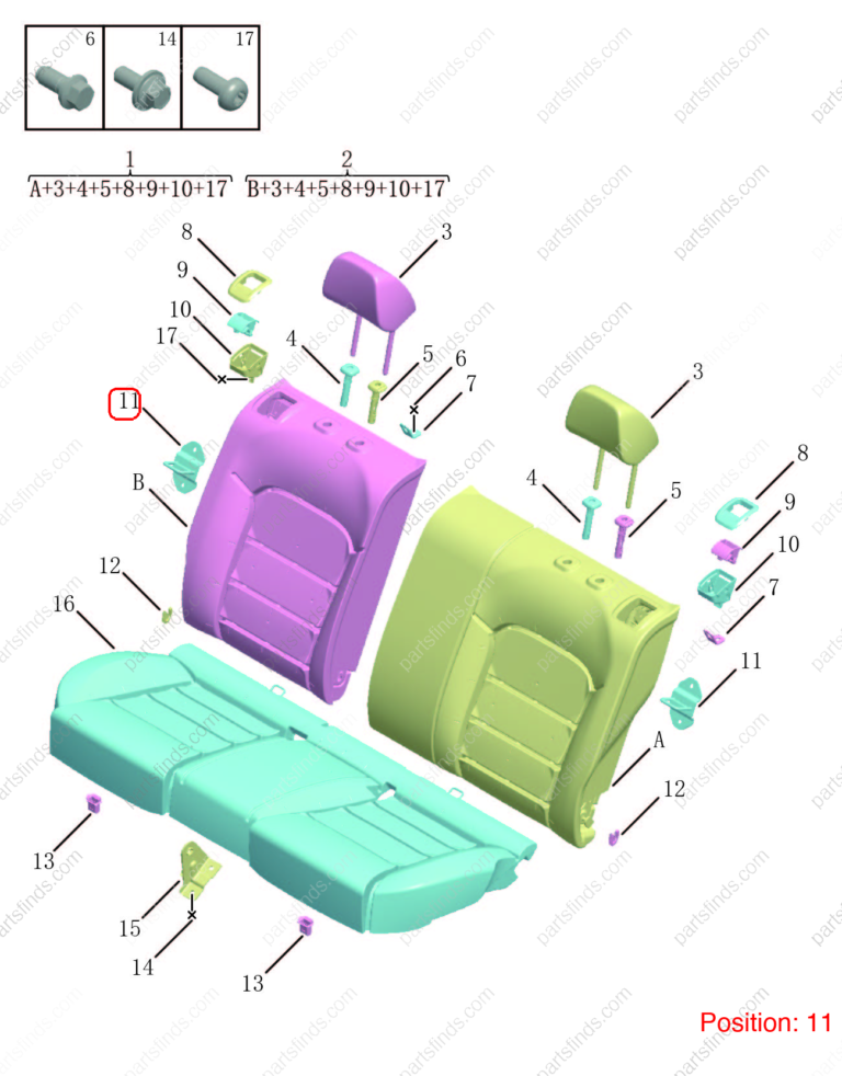 5013051500|5013051500 | Seat lock buckle | GEELY parts | 1118000557 | 1118000557 | Binrui | PartsFinds