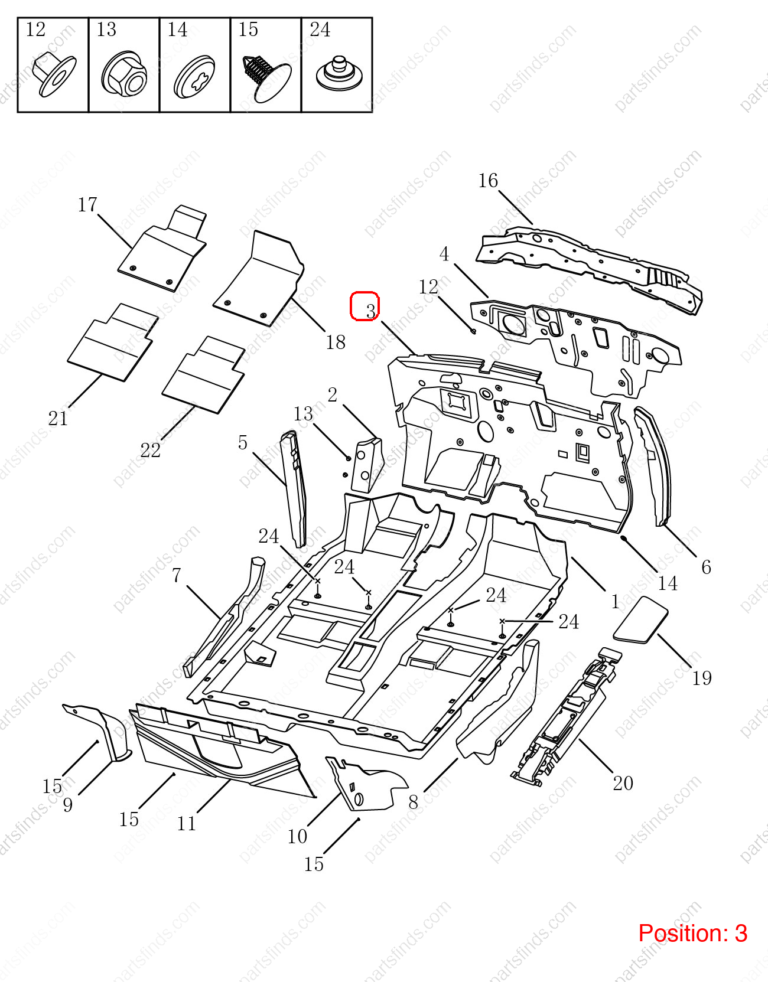 5017003300|5017003300 | Firewall insulation cotton | GEELY parts | 1068030521 | 1068030521 | Emgrand GT | PartsFinds