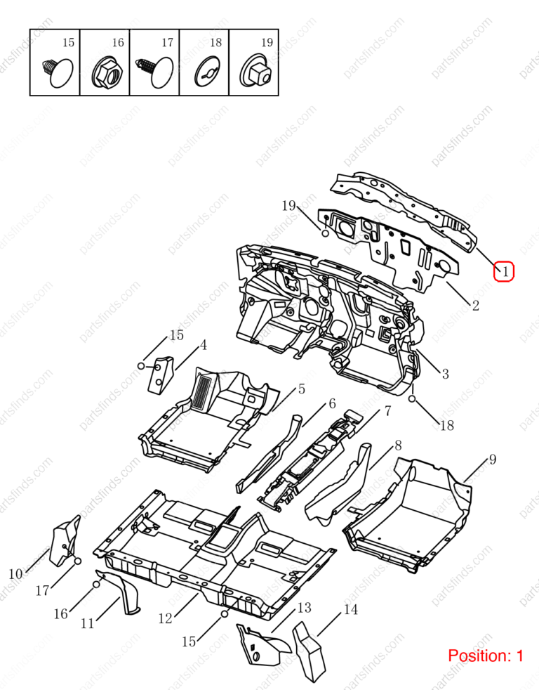 5017005100|5017005100 | Firewall insulation cotton | GEELY parts | 1068030647 | 1068030647 | Emgrand GT | PartsFinds