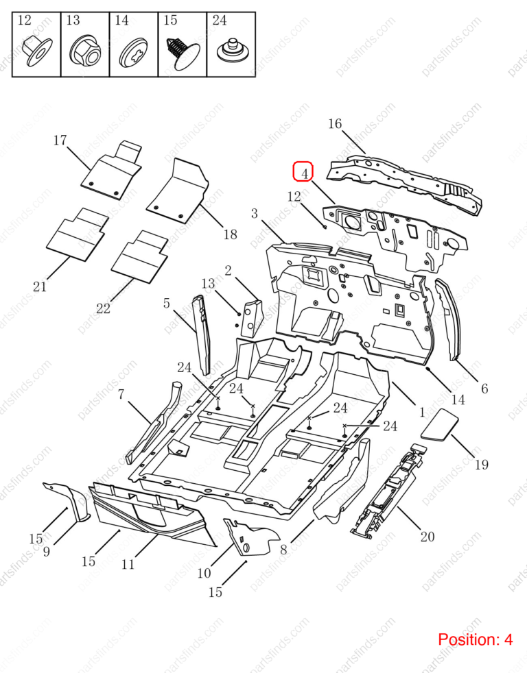 5017005200|5017005200 | Firewall insulation cotton | GEELY parts | 1018032826 | 1018032826 | Emgrand GT | PartsFinds