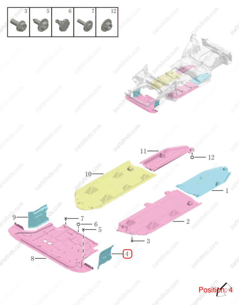 5030028200|5030028200 | Engine lower guard plate | GEELY parts | 6600005676 | 6600005676 | Coolray | PartsFinds