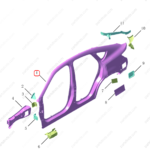5038074200C15|5038074200C15 | Side panel | GEELY parts | 6600003161C15 | 6600003161C15 | Tugella | PartsFinds