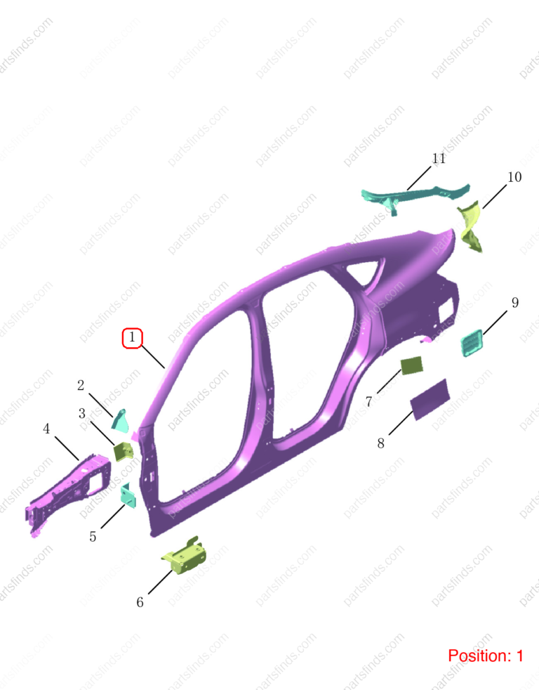 5038074200C15|5038074200C15 | Side panel | GEELY parts | 6600003161C15 | 6600003161C15 | Tugella | PartsFinds