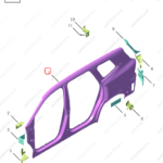 5038080100C15|5038080100C15 | Side panel | GEELY parts | 6600042743C15 | 6600042743C15 | OKAVANGO | PartsFinds