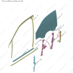 5079055300|5079055300 | Rear Left Door Window Regulator | GEELY parts | 6600000229 | 6600000229 | Tugella | PartsFinds