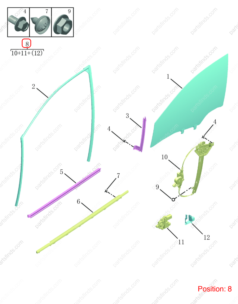 5079082000|5079082000 | Rear Left Door Window Regulator | GEELY parts | 6600005316 | 6600005316 | Coolray | PartsFinds
