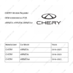 509000802AA|509000802AA | Window Regulator | CHERY parts | | | ARRIZO5 | ARRIZO6 | ARRIZO5e | PartsFinds