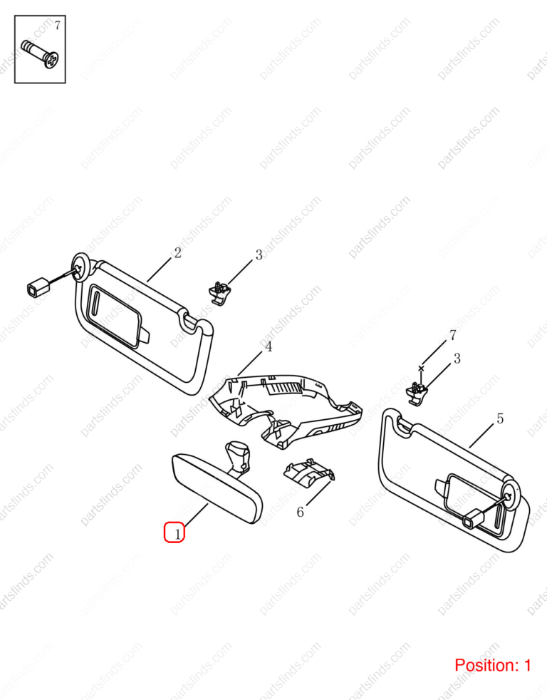 6015016400742|6015016400742 | Interior mirror | GEELY parts | 101803948501742 | 101803948501742 | Coolray | Tugella | PartsFinds