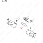 6015016700742|6015016700742 | Interior mirror | GEELY parts | 101803974101742 | 101803974101742 | Binrui | PartsFinds