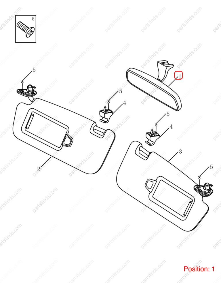 6015032400742|6015032400742 | Interior mirror | GEELY parts | 101803091301742 | 101803091301742 | Binrui | PartsFinds