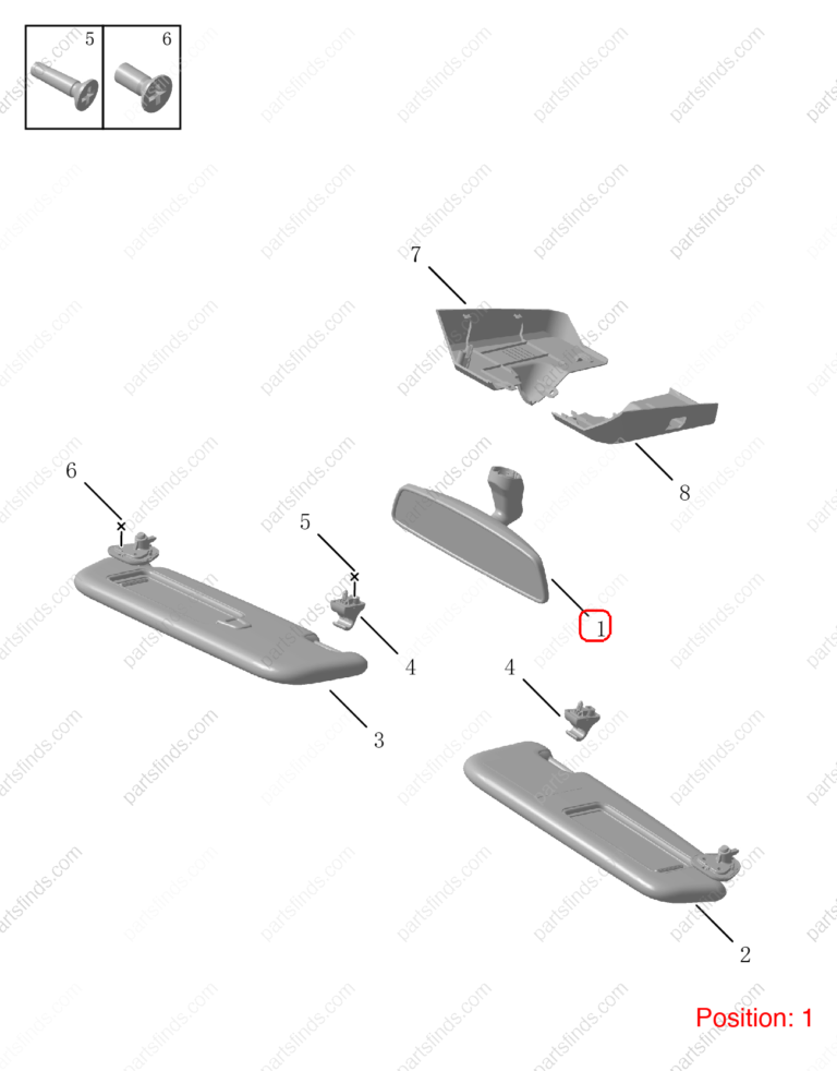 6015537500|6015537500 | Interior mirror | GEELY parts | 8889837020 | 8889837020 | Tugella | PartsFinds