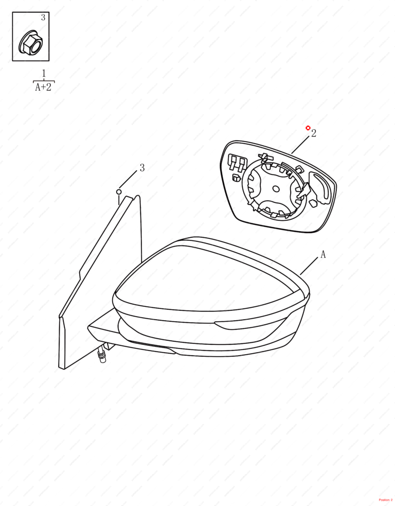 6017053100|6017053100 | Reverse mirror glass | GEELY parts | 6600206160 | 6600206160 | Coolray | PartsFinds