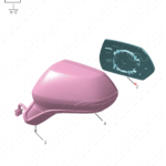6017075600|6017075600 | Reverse mirror glass | GEELY parts | 8889442373 | 8889442373 | OKAVANGO | PartsFinds