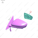6017139600|6017139600 | Reverse mirror glass | GEELY parts | 8891607393 | 8891607393 | Emgrand | PartsFinds