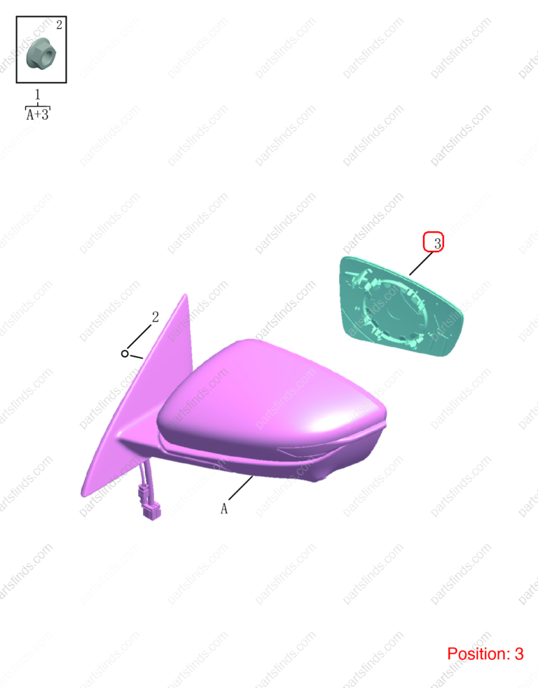 6017139600|6017139600 | Reverse mirror glass | GEELY parts | 8891607393 | 8891607393 | Emgrand | PartsFinds