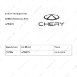 602000481AA|602000481AA | Front grille trim | CHERY parts | | | ARRIZO5 | PartsFinds