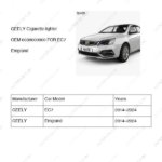 6038000900|6038000900 | Cigarette lighter | GEELY parts | | | EC7 | Emgrand | PartsFinds