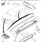 6070000800661|6070000800661 | Door Sill Cover | GEELY parts | 101805466701661 | 101805466701661 | Emgrand X7 Sport | PartsFinds