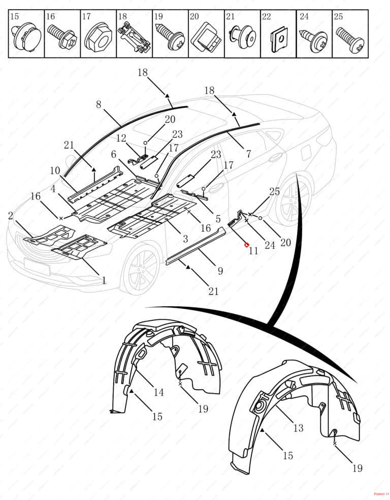 6073002600|6073002600 | Door Sill Cover | GEELY parts | 1068030897 | 1068030897 | Emgrand GT | PartsFinds