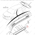 6073040500661|6073040500661 | Door Sill Cover | GEELY parts | 660004332701661 | 660004332701661 | Emgrand X7 Sport | PartsFinds