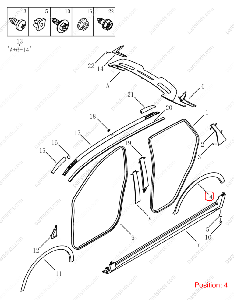 6073056400|6073056400 | Wheel eyebrow | GEELY parts | 6600004715 | 6600004715 | Coolray | PartsFinds