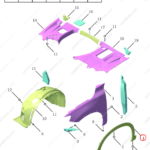 6073067700|6073067700 | Wheel eyebrow | GEELY parts | 6600002309 | 6600002309 | Tugella | PartsFinds