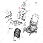 6077016800742|6077016800742 | Seat headrest guide sleeve | GEELY parts | 101803410201742 | 101803410201742 | Emgrand X7 Sport | PartsFinds