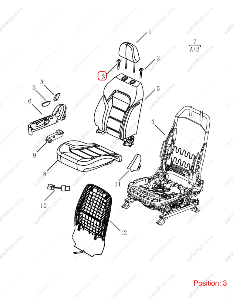6077016800742|6077016800742 | Seat headrest guide sleeve | GEELY parts | 101803410201742 | 101803410201742 | Emgrand X7 Sport | PartsFinds