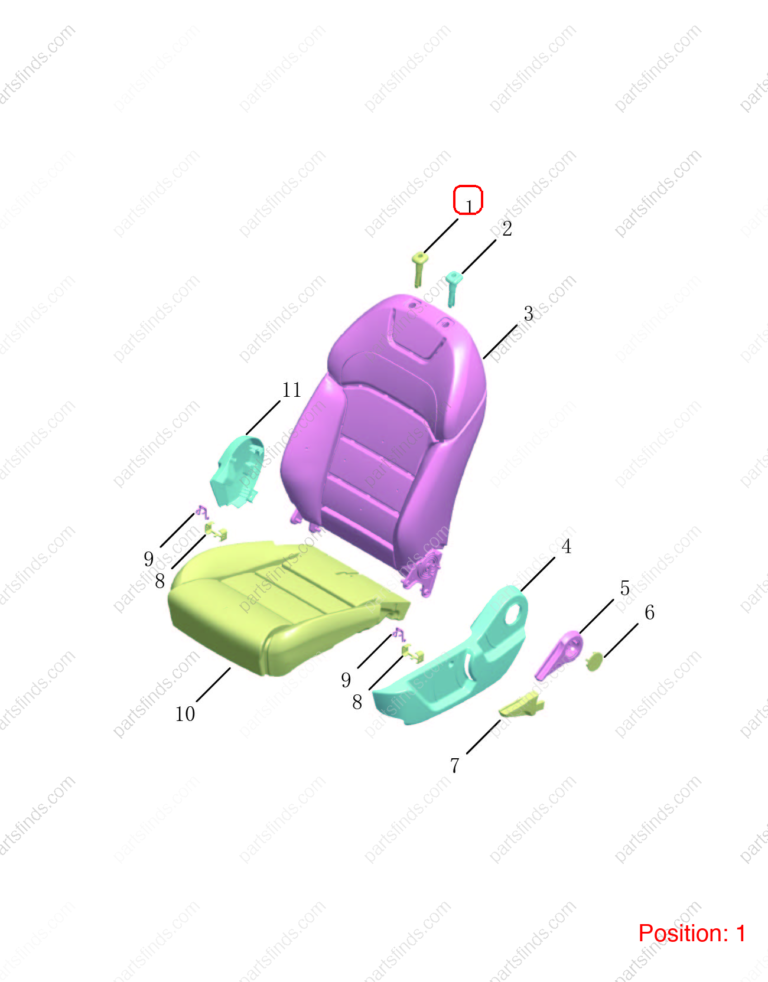 6077157700724|6077157700724 | Seat headrest guide sleeve | GEELY parts | 8889674046724 | 8889674046724 | Binrui | PartsFinds