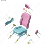 6077190000742|6077190000742 | Seat headrest guide sleeve | GEELY parts | 8889498251742 | 8889498251742 | OKAVANGO | PartsFinds