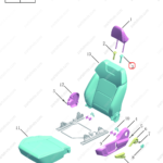 6077302000B01|6077302000B01 | Seat headrest guide sleeve | GEELY parts | 8892826056B01 | 8892826056B01 | Emgrand | PartsFinds